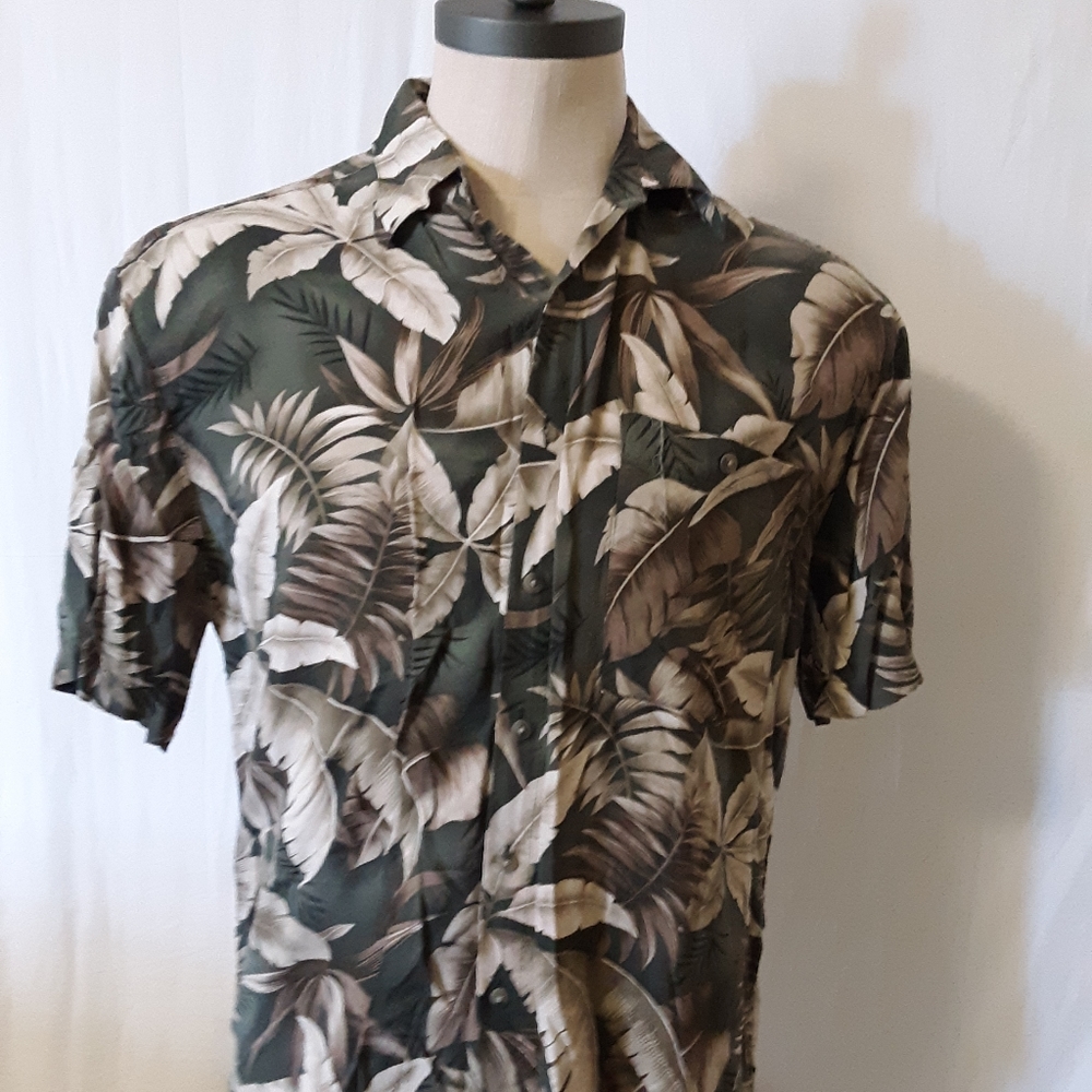 John Ashford Shirt Men's Size M Caribbean